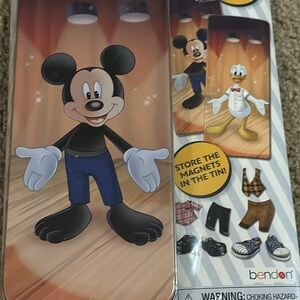 Disney Mickey Mouse Magnetic Doll Tin